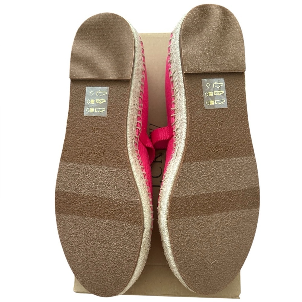 NIB J. CREW FACTORY Canvas Mary Jane Espadrille Flats 9.5 - Picture 6 of 9